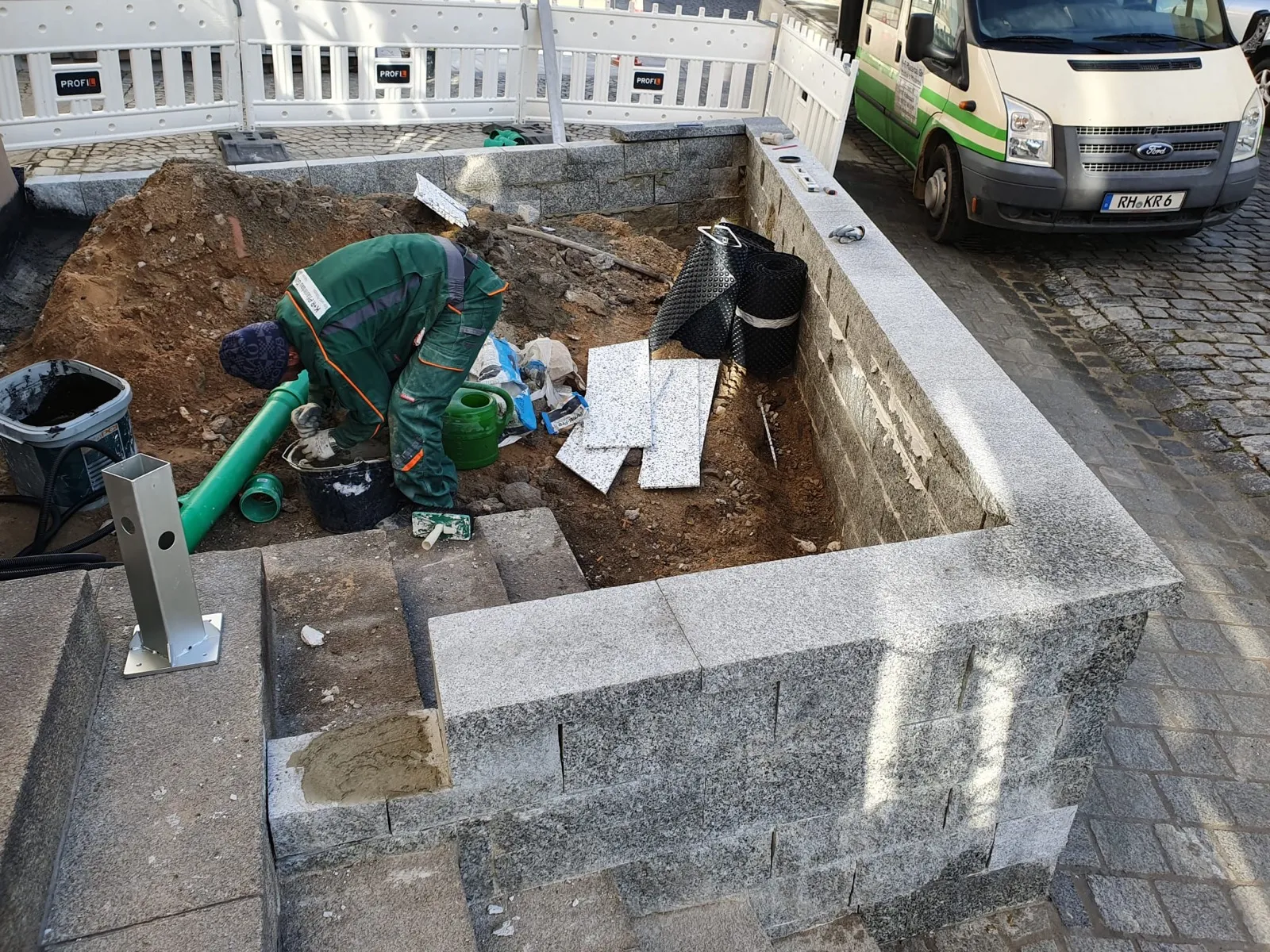 Gartengestaltung & Rollrasen – DE Gartengestaltung Projekt 32